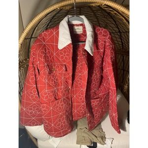 Maeve for urban outfitters utility bomber quilted jacket